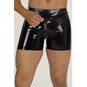 Short zippé en Latex