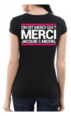 Tee-shirt  J&M noir - spécial  femme