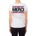 Tee-shirt  J&M blanc - spécial  femme