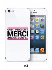 Coque iPhone 5 - Jacquie et Michel